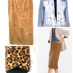 St John’s Bay Suede Skirt